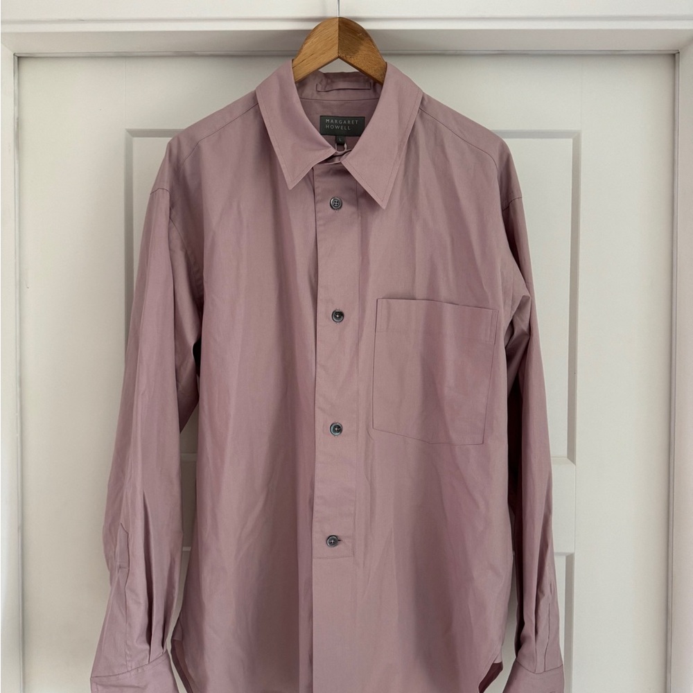 Margaret Howell Button-Up Shirt Men Dusty Pink - Large